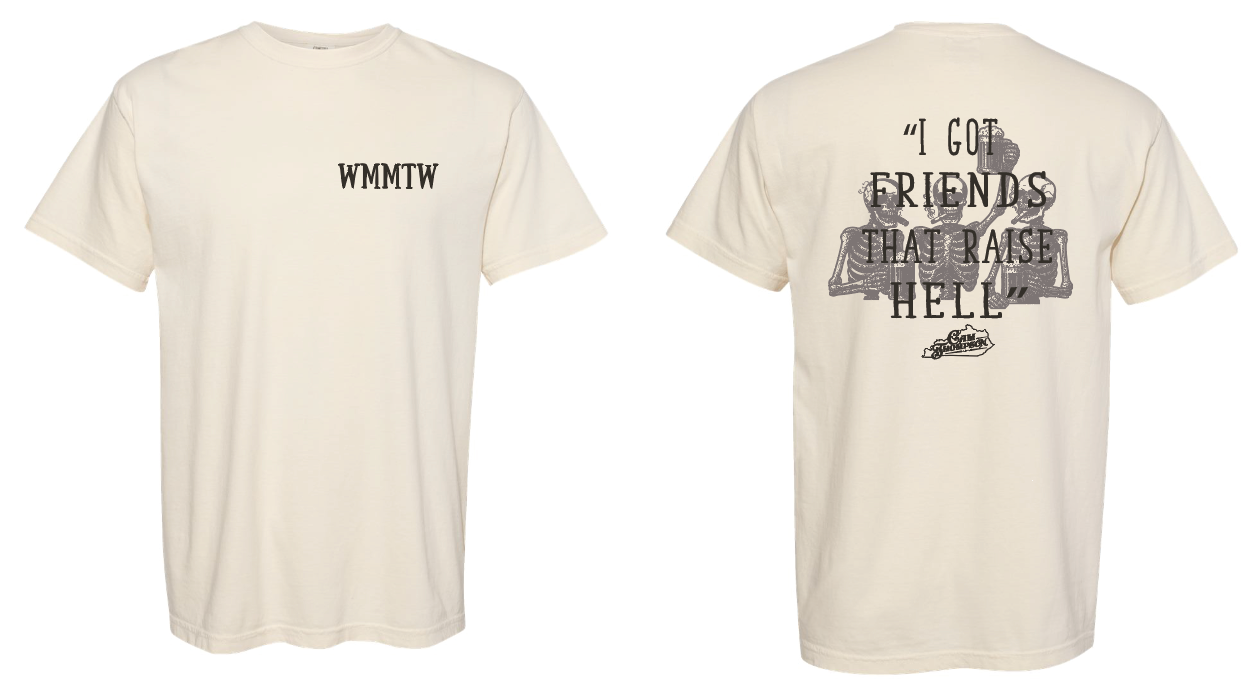 "I Got Friends That Raise Hell" Tee - Ivory