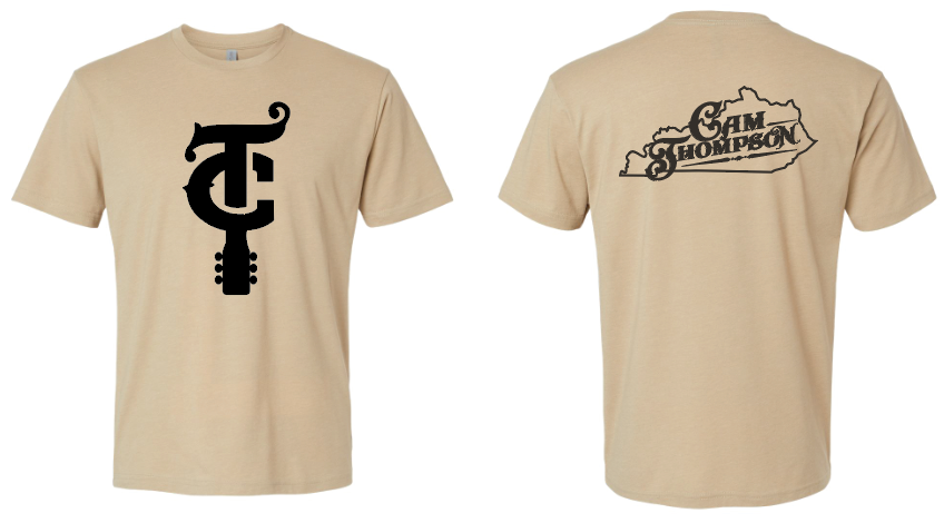 Big "CT" Tee - Tan